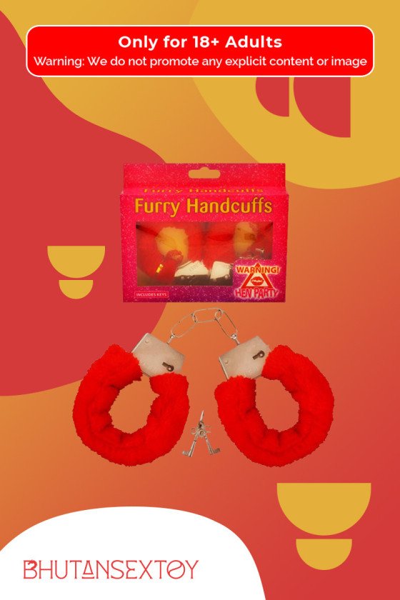 Fetish Fantasy Beginner's Furry Cuffs in Red BDSM-004