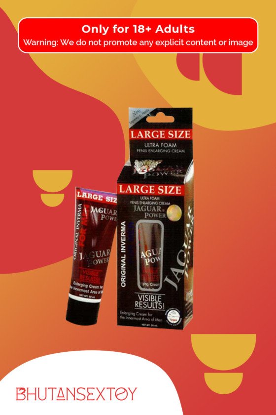 Jaguar Power Ultra Foam Penis Enlargement Cream 50ml PEC-001