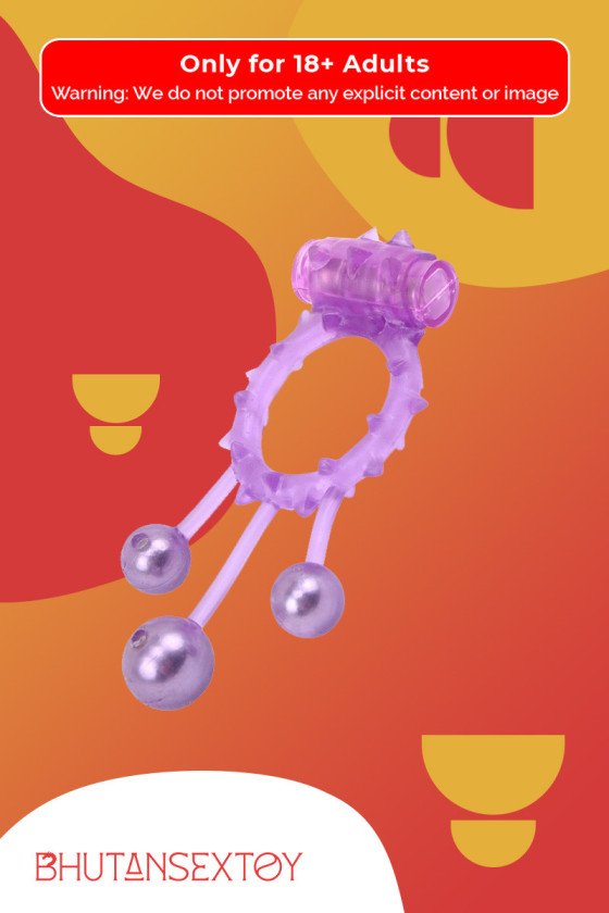 Vibrating Ball Banger Cock Ring Vibrator CR-007