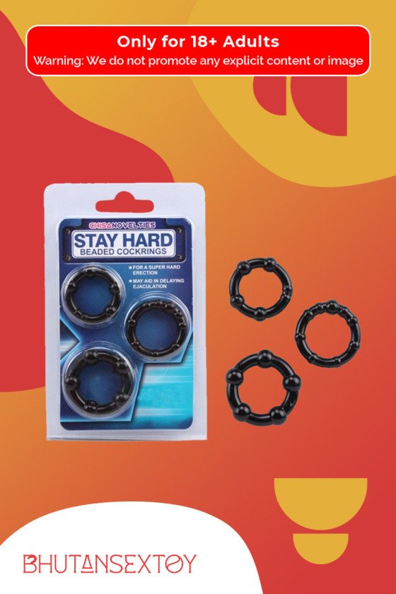 STAY HARD BEADED COCKRINGS CR-020