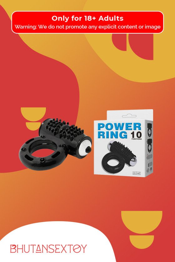 PRETTY LOVE BLACK POWER RING CR-021