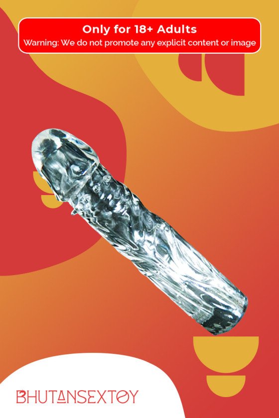 Full Ribbed Crystal Penis Sleeves PES-019