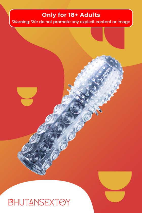 Crystal Penis Sleeve Textured Extension PES-021