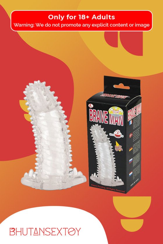 BRAVE MAN Crystal Penis Extension Sleeve PES-024