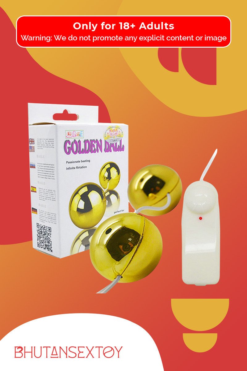 Multi Speed Golden Ben Wa Vibrating Balls Anal Vaginal BV-013