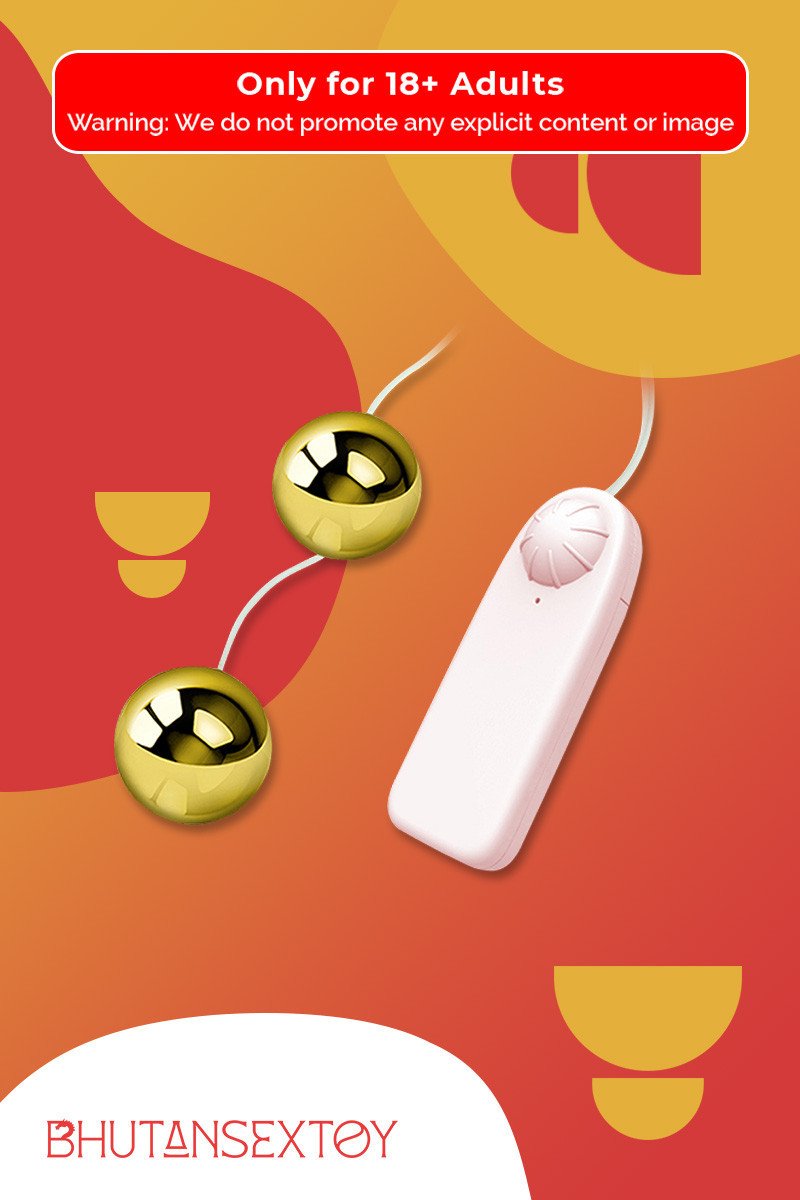 Multi Speed Golden Ben Wa Vibrating Balls Anal Vaginal BV-013