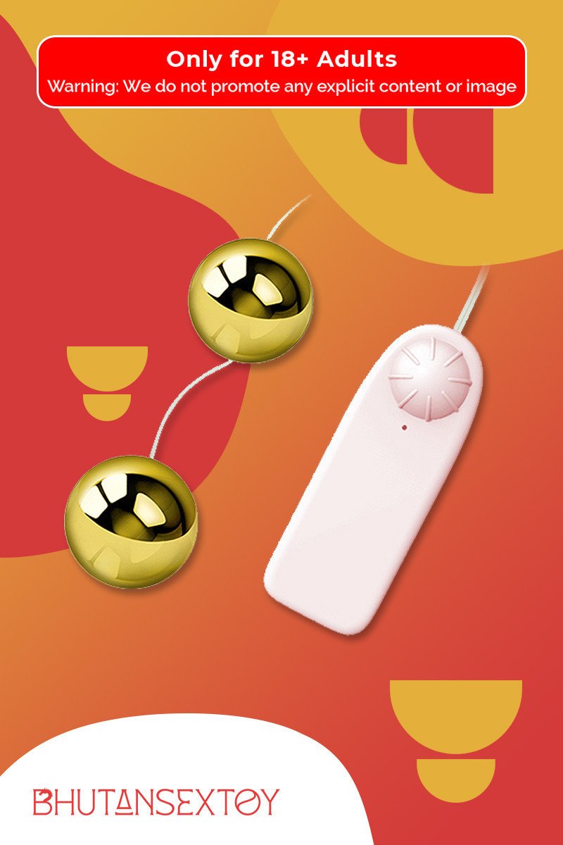 Multi Speed Golden Ben Wa Vibrating Balls Anal Vaginal BV-013