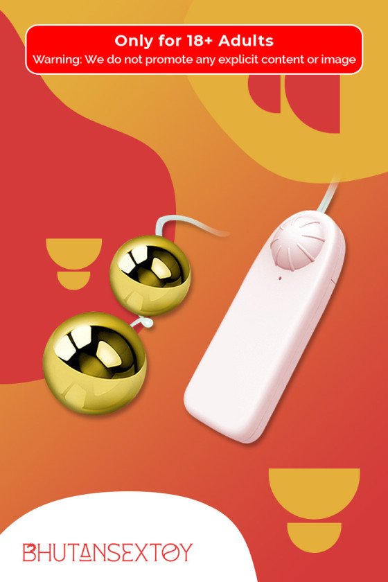 Multi Speed Golden Ben Wa Vibrating Balls Anal Vaginal BV-013