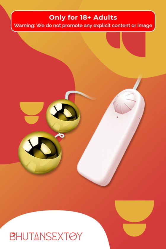 Multi Speed Golden Ben Wa Vibrating Balls Anal Vaginal BV-013