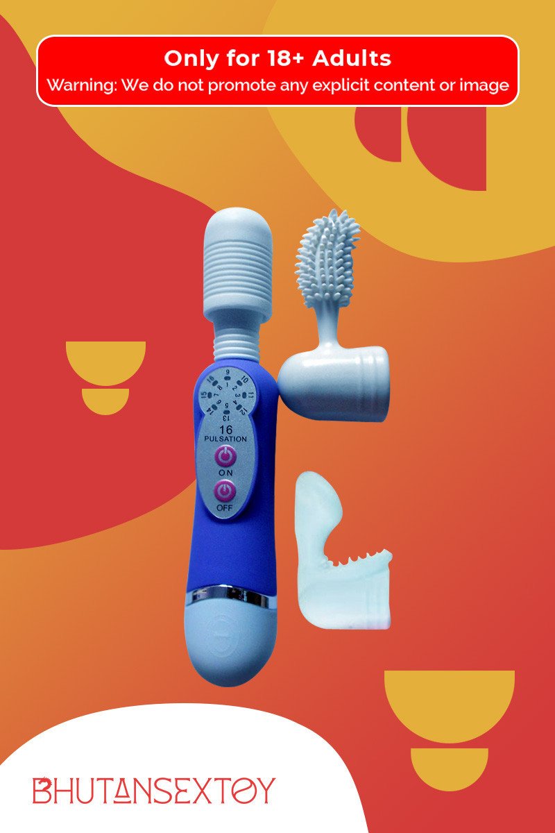 16 Speed Cordlless Magic Wand Massager VM-008