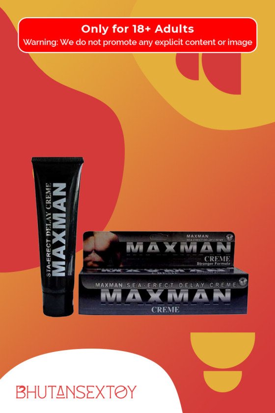 Maxman Delay Sex Creme Penis Enlargement 60g DTZ-004