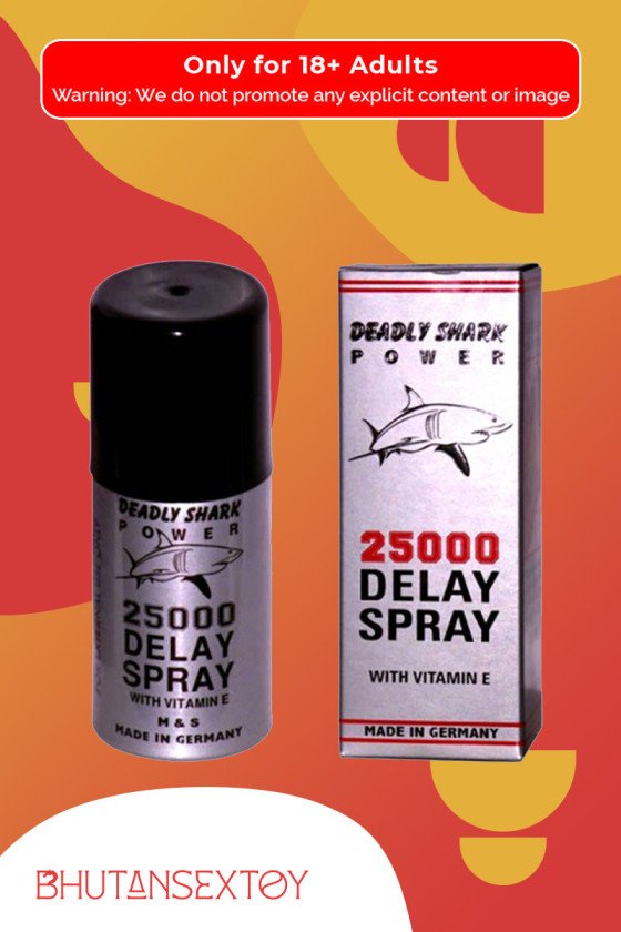 Deadly Shark 25000 Delay Spray for Men with Vitamin E DTZ-007