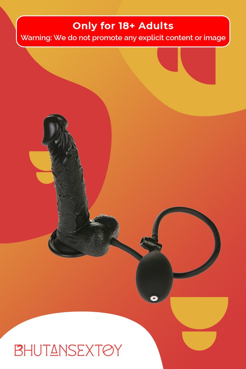Ultimate Inflatable Realistic Non Vibrator in Black RSNV-011
