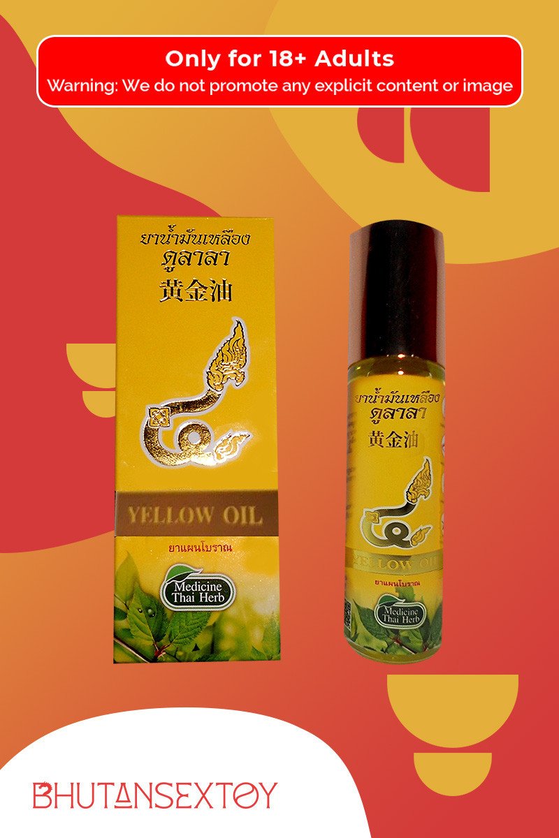 Thai herbal massage yellow oil THP-001