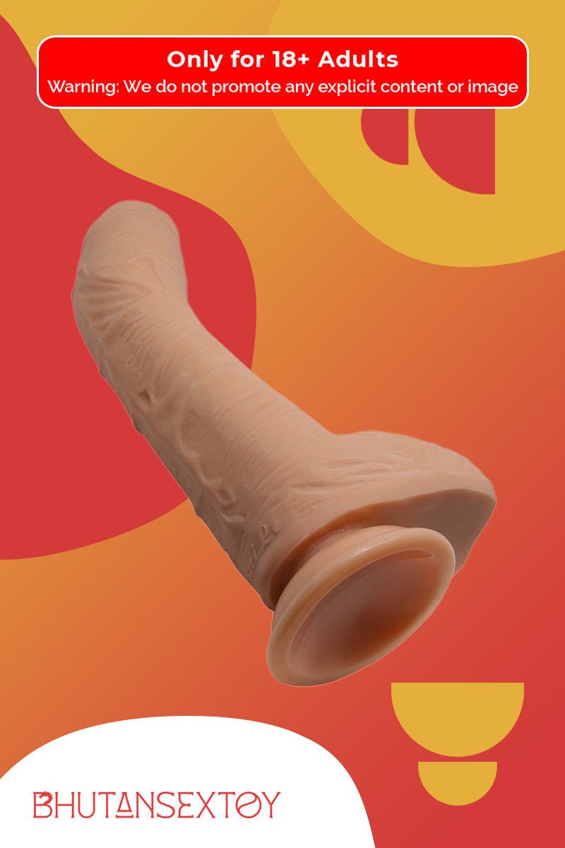Realistic Non-vibrator with Round Balls and Suction Base RSNV-029
