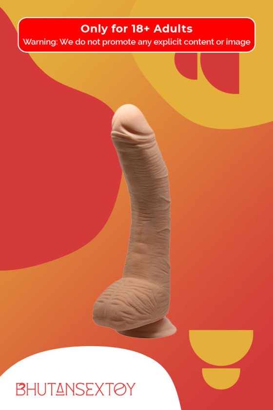 Realistic Non-vibrator with Round Balls and Suction Base RSNV-029