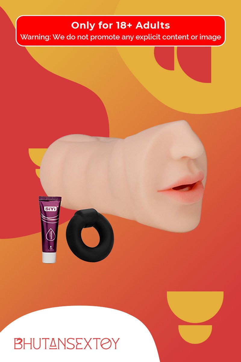 ORAL SILICONE PORTABLE MALE MASTURBATOR MMT-022