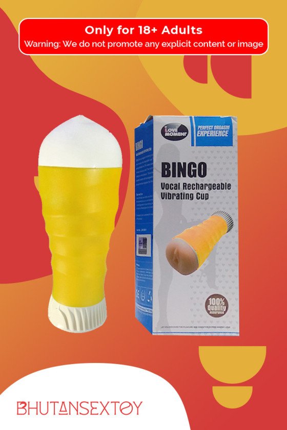 Bingo Vocal Rechargeable Vibrating Cup MS-059