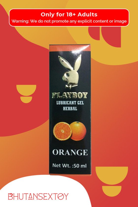 Playboy Lubricant Water Based Gel - Orange Flavoured CGS-033