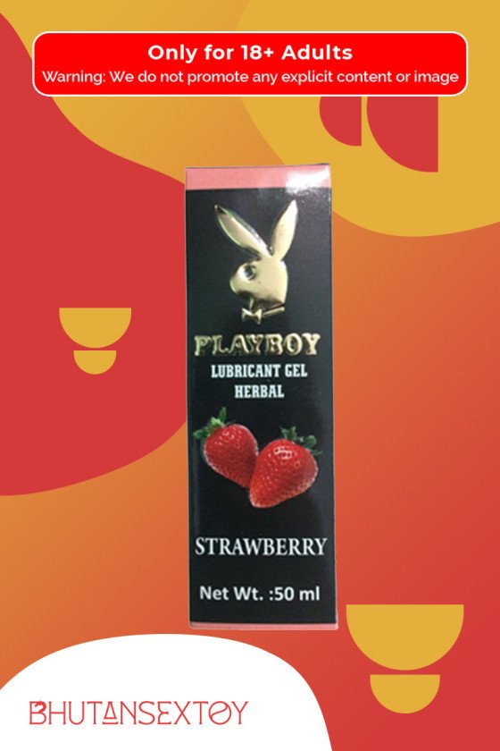 Playboy Lubricant Water Based Gel - Strawberry Flavoured CGS-034